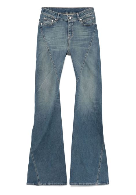 Jeans svasati in denim blu Rick Owens DRKSHDW - donna